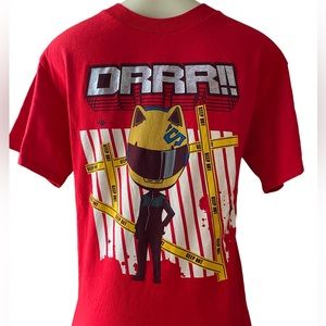NWOT Anime Durarara Black Rider Celty Chibi T-Shirt Red girl or boy (Tee…